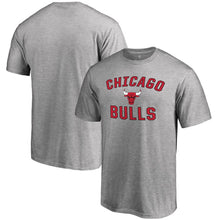 Load image into Gallery viewer, Chicago Bulls Victory Arch T-Shirt - Ash NBA Guys Tee
