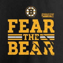Load image into Gallery viewer, Boston Bruins 2019 Stanley Cup Playoffs Bound Charging T-Shirt - Black NHL Guys Tee
