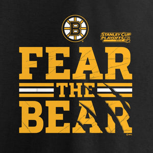 Boston Bruins 2019 Stanley Cup Playoffs Bound Charging T-Shirt - Black NHL Guys Tee