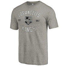 Load image into Gallery viewer, Los Angeles Kings Rinkside Heritage Tri-Blend T-Shirt - Gray NHL Guys Tee
