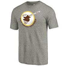 Load image into Gallery viewer, San Diego Padres Cooperstown Collection Forbes Tri-Blend T-Shirt - Ash MLB Guys Tee
