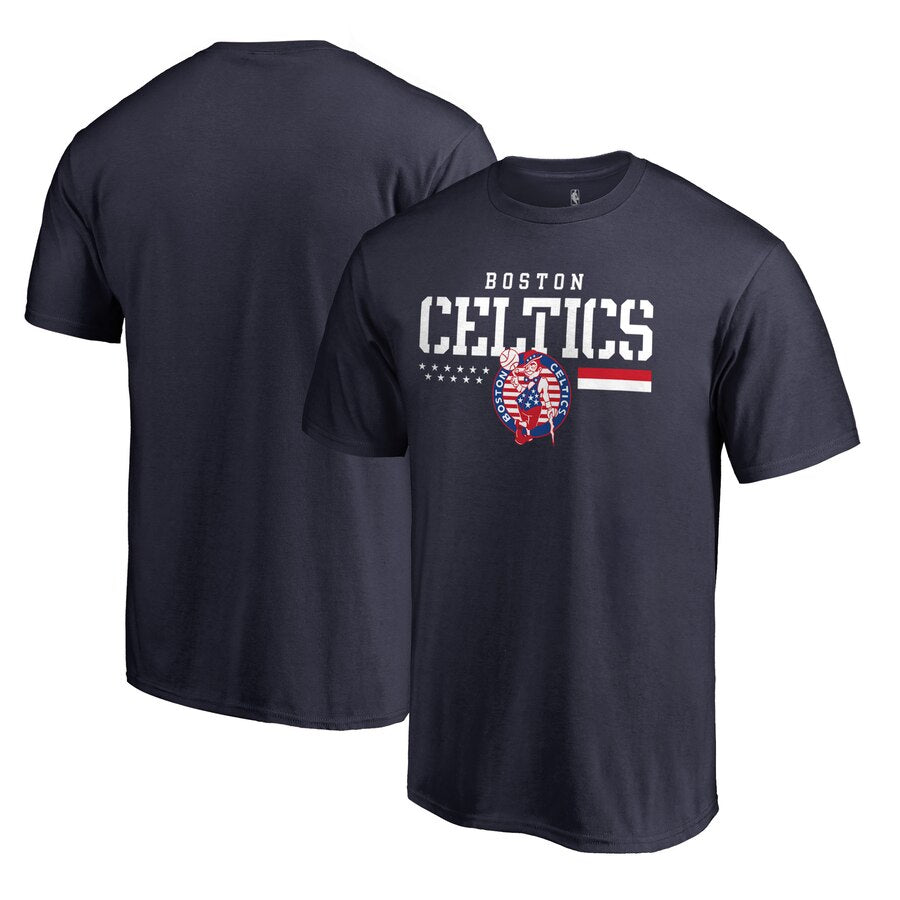 Boston Celtics Hoops For Troops T-Shirt - Navy NBA Guys Tee