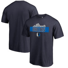 Load image into Gallery viewer, Dallas Mavericks Horizon Hometown Collection T-Shirt - Navy NBA Guys Tee
