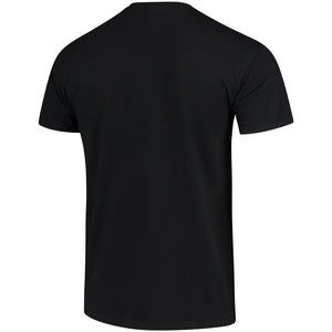 Boston Celtics Majestic Throwback Logo Reflective Tek Patch T-Shirt - Black NBA Guys Tee