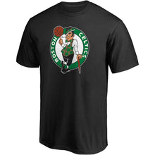 Load image into Gallery viewer, Boston Celtics Primary Team Logo T-Shirt - Black NBA Guys Tee
