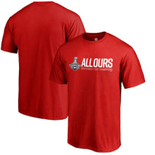 Load image into Gallery viewer, Washington Capitals 2018 Stanley Cup Champions All Ours T-Shirt - Red NHL Guys Tee
