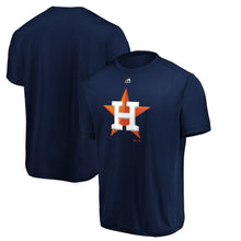 Load image into Gallery viewer, Houston Astros Majestic Synthetic Official Team Logo T-Shirt - Navy MLB Guys Tee
