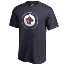Load image into Gallery viewer, Winnipeg Jets Primary Logo T-Shirt - Navy NHL Guys Tee
