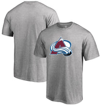 Load image into Gallery viewer, Colorado Avalanche Primary Logo T-Shirt - Ash NHL Guys Tee
