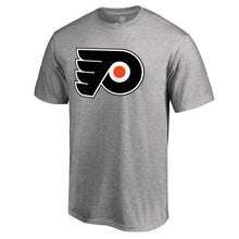 Load image into Gallery viewer, Philadelphia Flyers Primary Logo T-Shirt - Ash NHL Guys Tee

