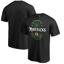 Load image into Gallery viewer, Dallas Mavericks Forever Lucky T-Shirt - Black NBA Guys Tee
