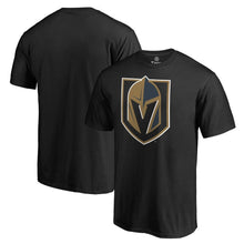 Load image into Gallery viewer, Vegas Golden Knights Primary Logo T-Shirt - Black NHL Guys Tee
