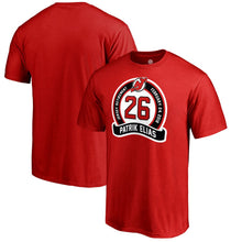 Load image into Gallery viewer, Patrik Elias New Jersey Devils Patch T-Shirt - Red NHL Guys Tee
