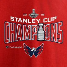 Load image into Gallery viewer, Washington Capitals 2018 Stanley Cup Champions Locker Room Appeal Play T-Shirt - Red NHL Guys Tee
