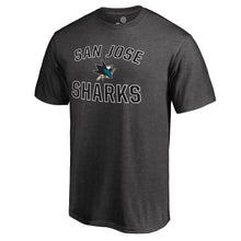 Load image into Gallery viewer, San Jose Sharks Victory Arch T-Shirt - Heather Gray NHL Guys Tee

