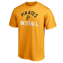 Load image into Gallery viewer, Pittsburgh Pirates Team Pride T-Shirt - Gold MLB Guys Tee
