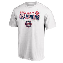 Load image into Gallery viewer, Washington Nationals 2019 World Series Champions Jersey Roster T-Shirt - White MLB Guys Tee
