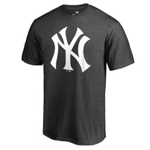 Load image into Gallery viewer, New York Yankees Primary Logo T-Shirt - Heathered Charcoal MLB Guys Tee
