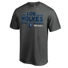 Load image into Gallery viewer, Minnesota Timberwolves Noches Ene-Be-A Wordmark T-Shirt - Heather Gray NBA Guys Tee
