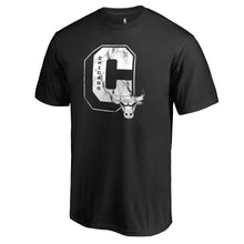 Load image into Gallery viewer, Chicago Bulls Letterman T-Shirt - Black NBA Guys Tee
