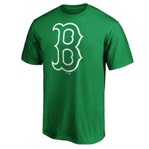 Boston Red Sox St. Patrick's Day Logo T-Shirt - Kelly Green MLB Guys Tee