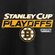 Load image into Gallery viewer, Boston Bruins 2019 Stanley Cup Playoffs Bound Body Checking T-Shirt - Black NHL Guys Tee
