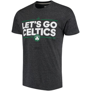 Boston Celtics Adidas Neue Phrase Climalite T-Shirt - Charcoal NBA Guys Tee