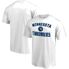 Load image into Gallery viewer, Minnesota Timberwolves Victory Arch T-Shirt - White NBA Guys Tee
