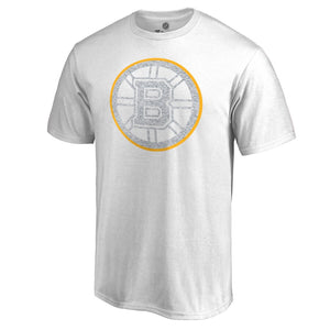 Boston Bruins Whiteout T-Shirt - White NHL Guys Tee
