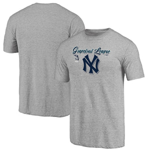 New York Yankees 2020 Spring Training Mentor Tri-Blend T-Shirt – Gray MLB Guys Tee