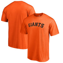 Load image into Gallery viewer, San Francisco Giants Team Wordmark T-Shirt - Orange MLB Guys Tee
