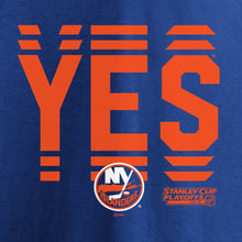 Load image into Gallery viewer, New York Islanders 2019 Stanley Cup Playoffs Bound Charging T-Shirt - Royal NHL Guys Tee
