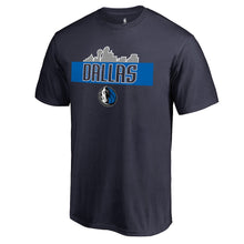Load image into Gallery viewer, Dallas Mavericks Horizon Hometown Collection T-Shirt - Navy NBA Guys Tee
