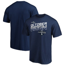 Load image into Gallery viewer, New York Yankees 2019 Al East Division Champions Locker Room T-Shirt - Navy MLB Guys Tee
