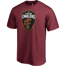 Load image into Gallery viewer, Cleveland Cavaliers Team Primary Logo T-Shirt - Wine NBA Guys Tee
