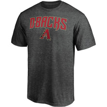 Load image into Gallery viewer, Arizona Diamondbacks Majestic Basic T-Shirt - Heathered Charcoal MLB Guys Tee
