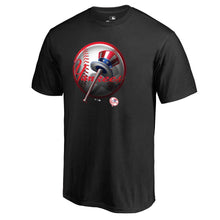 Load image into Gallery viewer, New York Yankees Midnight Mascot T-Shirt - Black MLB Guys Tee
