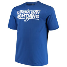 Load image into Gallery viewer, Tampa Bay Lightning Adidas Dassler T-Shirt - Blue NHL Guys Tee
