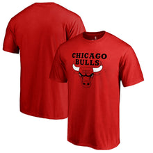 Load image into Gallery viewer, Chicago Bulls Primary Logo T-Shirt - Red NBA Guys Tee
