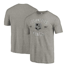 Load image into Gallery viewer, Los Angeles Kings Rinkside Heritage Tri-Blend T-Shirt - Gray NHL Guys Tee
