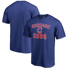 Load image into Gallery viewer, Chicago Cubs Victory Arch T-Shirt - Royal MLB Guys Tee

