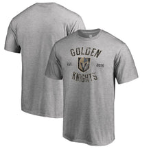 Load image into Gallery viewer, Vegas Golden Knights Heritage T-Shirt - Ash NHL Guys Tee
