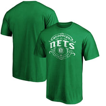 Load image into Gallery viewer, Brooklyn Nets St. Patrick's Day Tullamore T-Shirt - Green NBA Guys Tee
