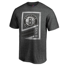 Load image into Gallery viewer, Brooklyn Nets Majestic Flex Classic Tri-Blend T-Shirt - Gray NBA Guys Tee
