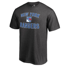 Load image into Gallery viewer, New York Rangers Victory Arch T-Shirt - Heather Gray NHL Guys Tee

