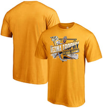 Load image into Gallery viewer, Pekka Rinne Nashville Predators 2018 Vezina Trophy Winner T-Shirt - Gold NHL Guys Tee
