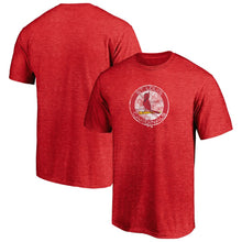 Load image into Gallery viewer, St. Louis Cardinals True Classics Throwback Logo Tri-Blend T-Shirt - Red MLB Guys Tee
