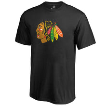 Load image into Gallery viewer, Chicago Blackhawks Primary Logo T-Shirt - Black NHL Guys Tee
