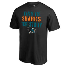 Load image into Gallery viewer, San Jose Sharks Hometown Collection Local T-Shirt - Black NHL Guys Tee
