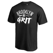 Load image into Gallery viewer, Brooklyn Nets Gritty Hometown Collection T-Shirt - Black NBA Guys Tee
